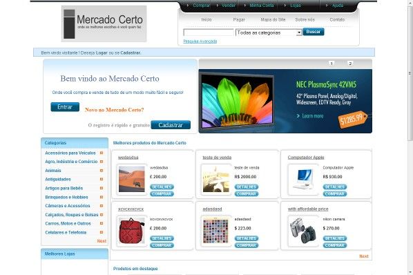 Script Mercado livre